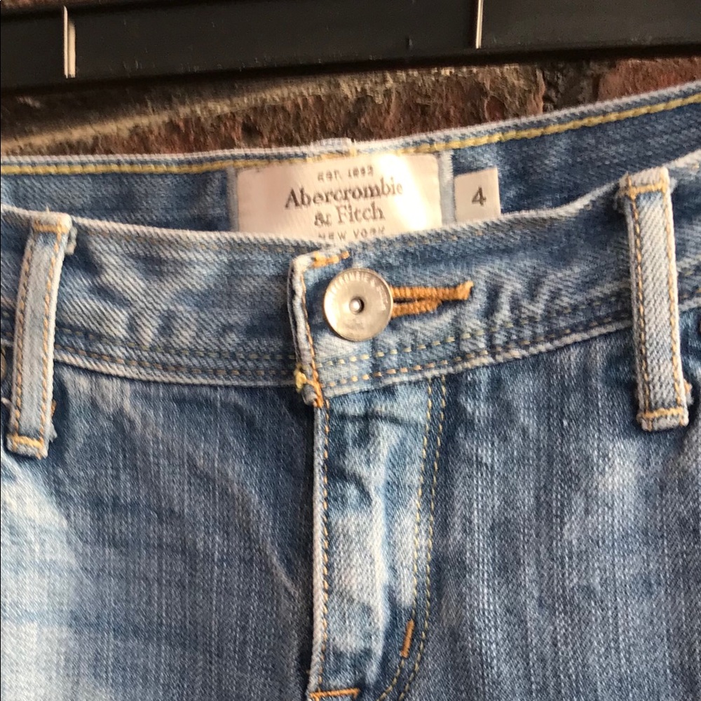 Abercrombie distressed denim